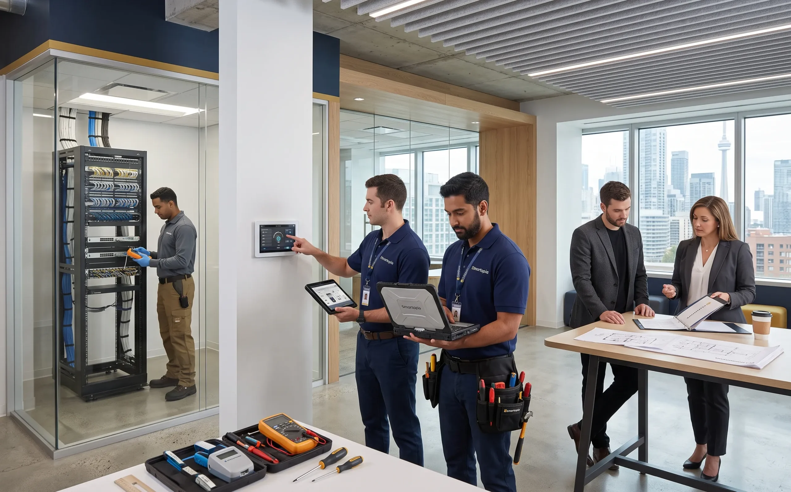 Smartopia technology integration team in Toronto