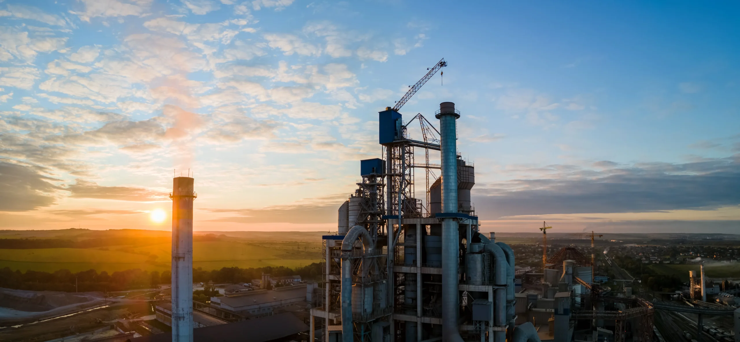 Industrial facility representing PLC, HMI and SCADA automation services in Toronto