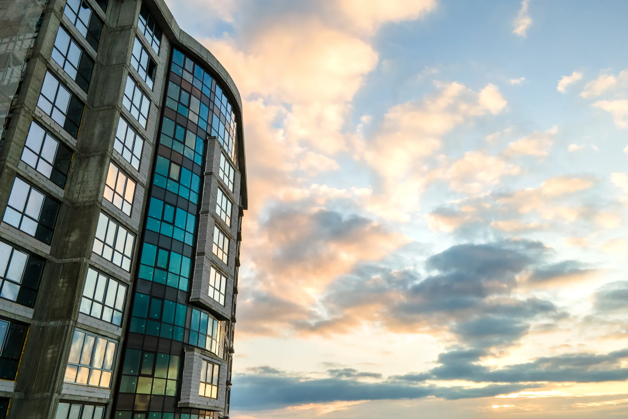 Modern multi-residential building representing Smartopia residential technology solutions in Toronto