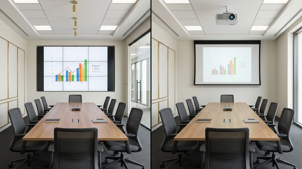Video Wall vs Projector